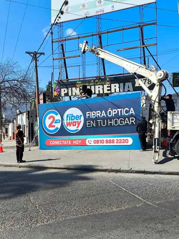 Trabajo de Cartelería realizado por RH Gráfica